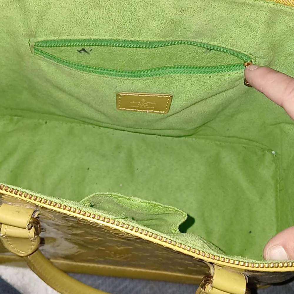 Louis Vuitton Yellow Tote Bag - Picture 3 of 3